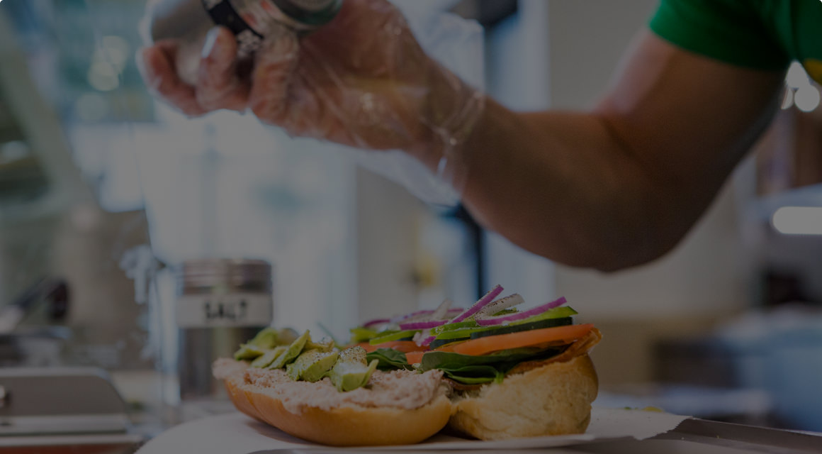 A Sandwich Artist at Work